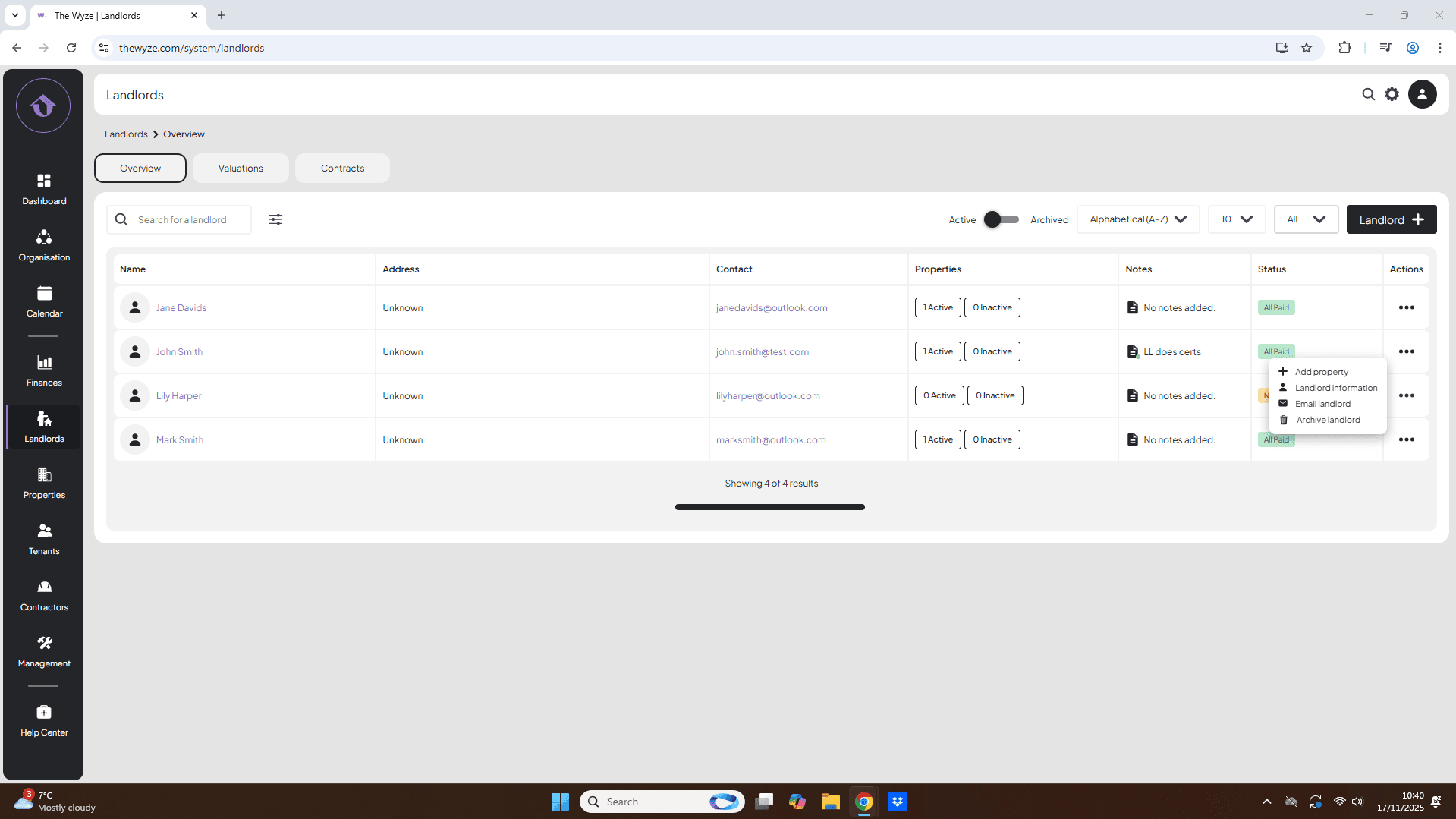 Blog property Blog property