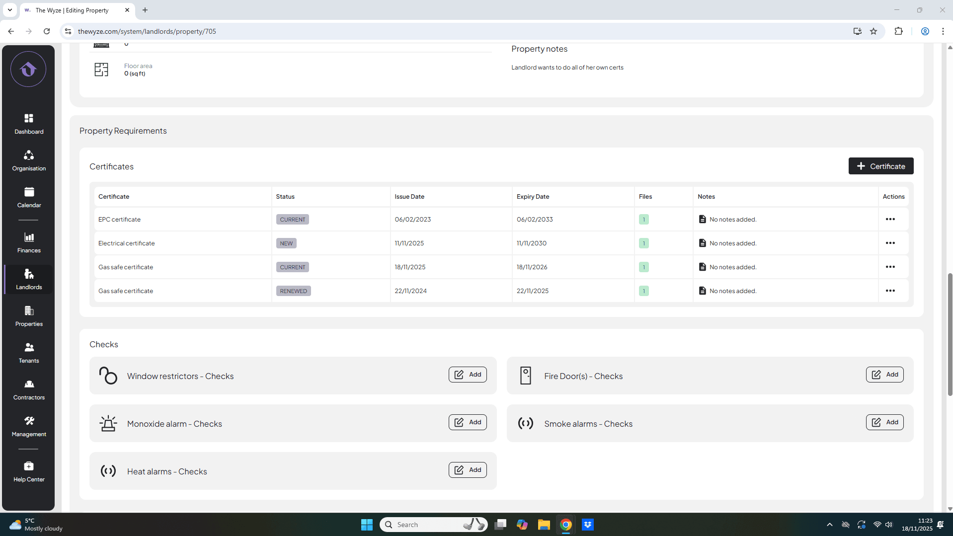 Blog property Blog property