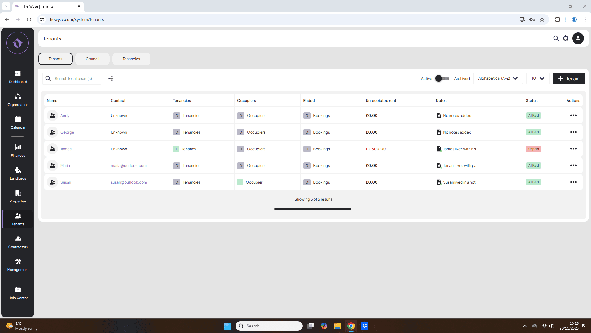 Blog property Blog property